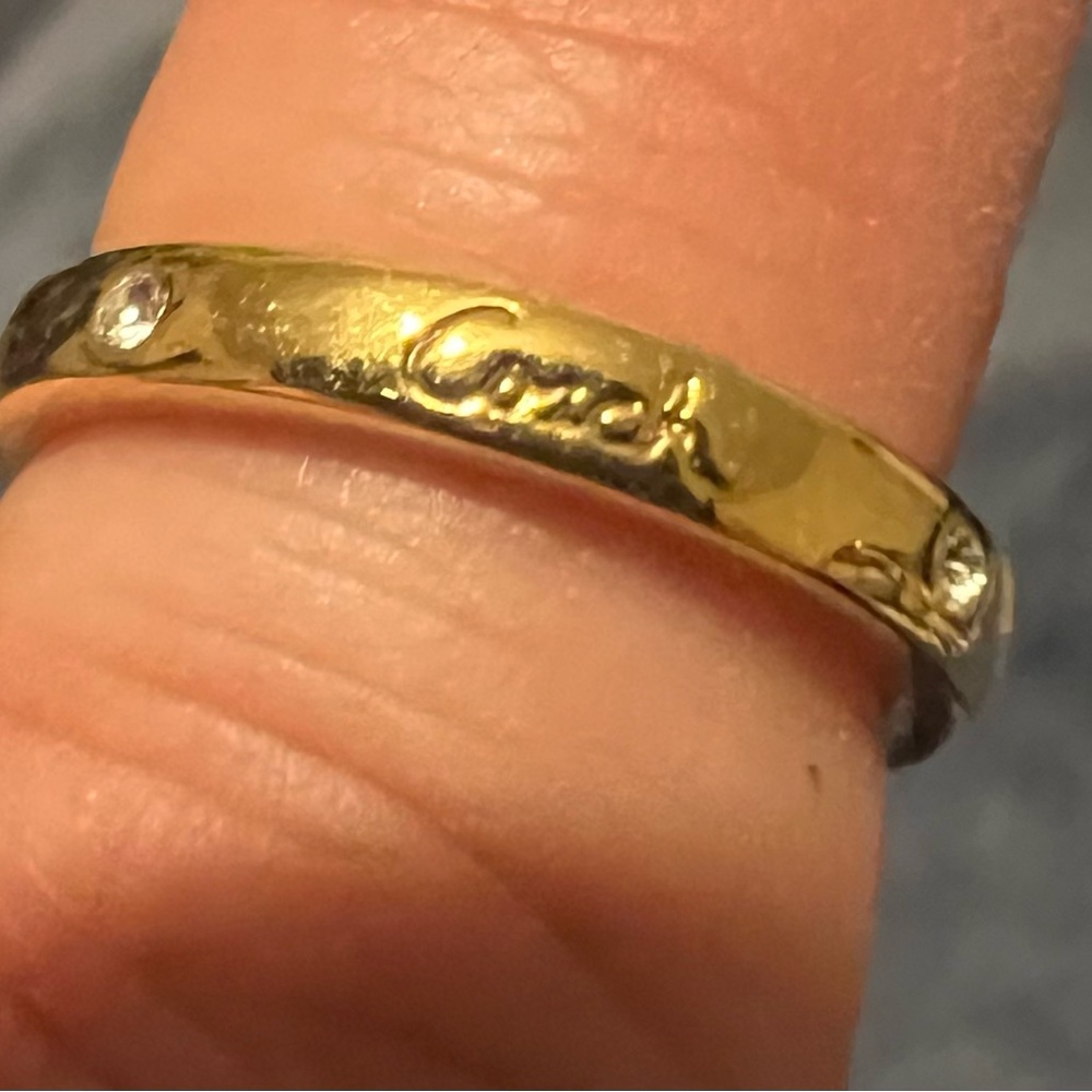 Coach Gold Rings Set - Picture 6 of 9